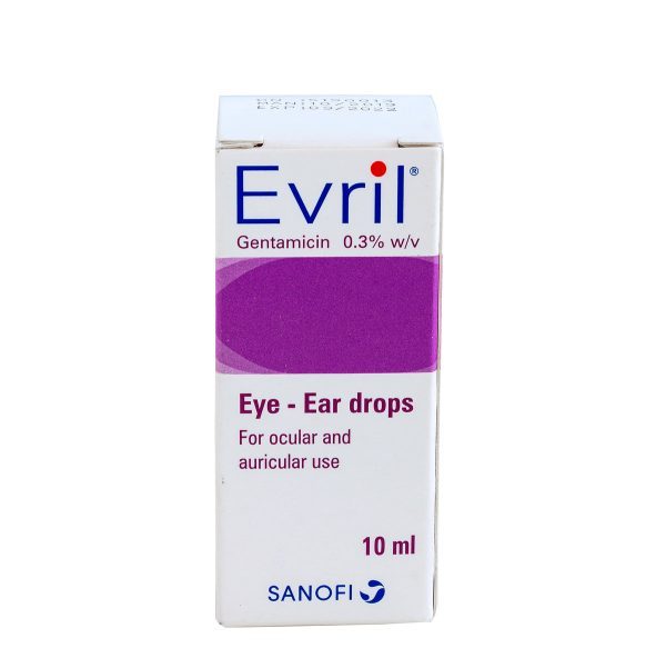 Evril Gentamycin 0.3 Eye Ear drops PharmaBay